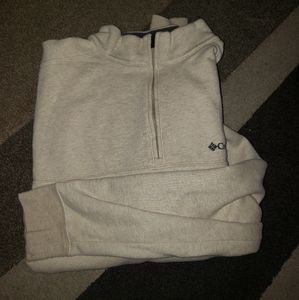 Cream quarter zip columbia